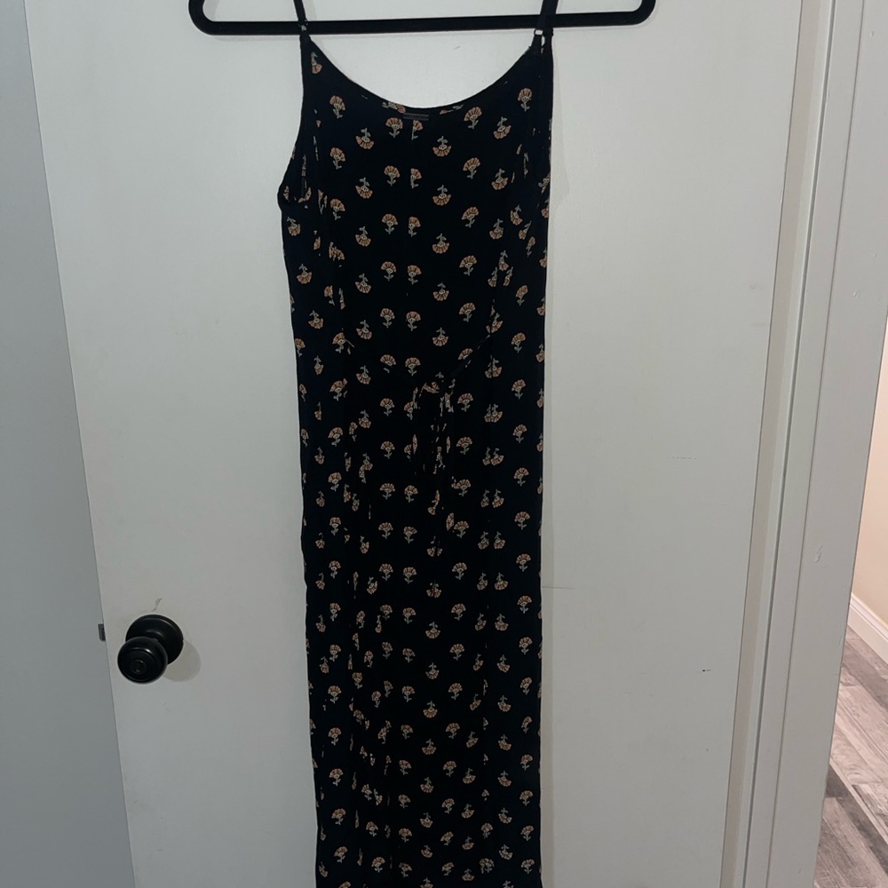 Billabong Black Floral Midi Dress - Picture 3 of 4